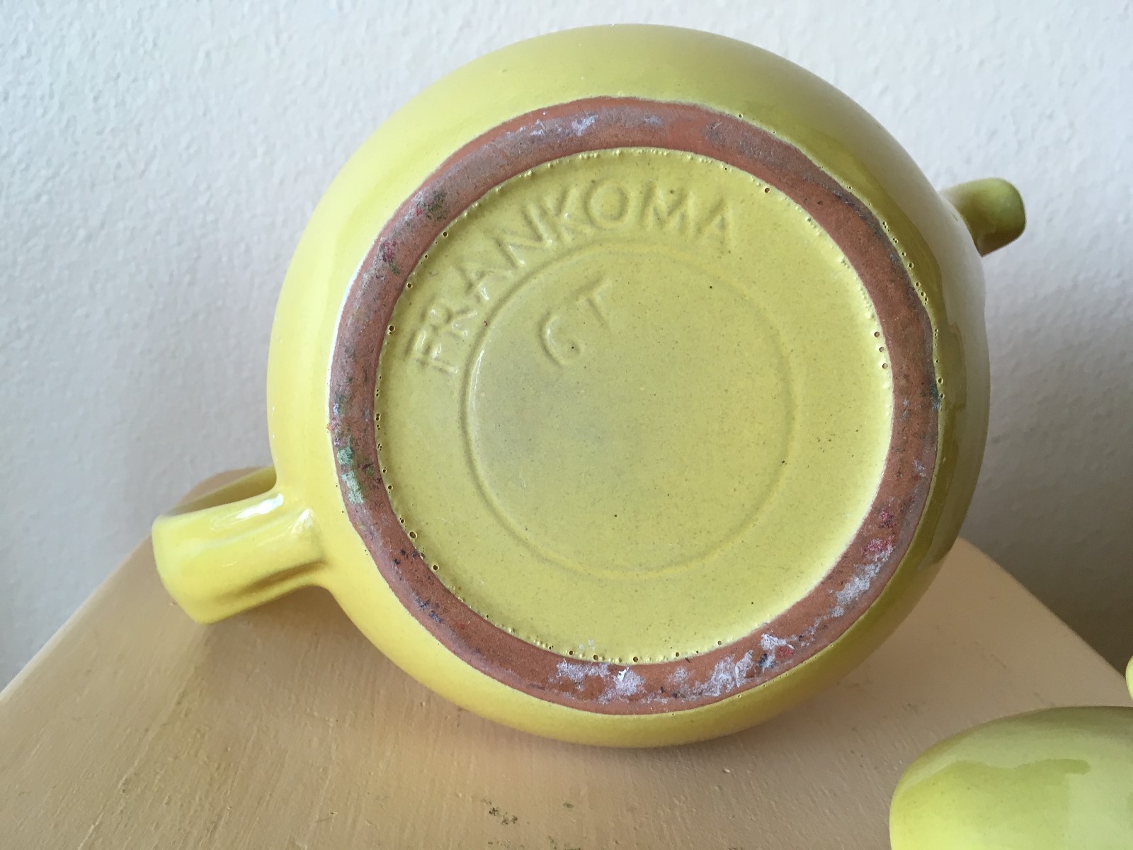 Frankoma Yellow Teapot C. 1950 Pretty Color