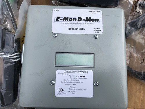 Emon Dmon E20-480800-JKIT KWH  Meter  Class 2000