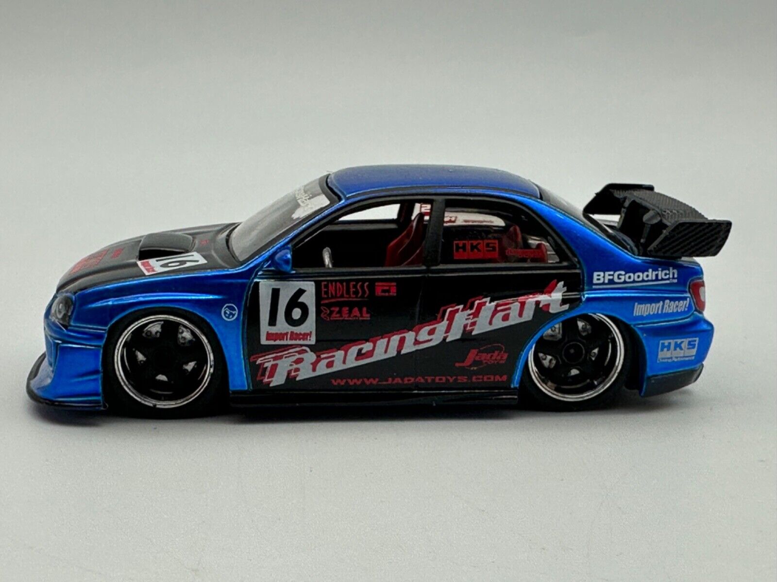 Jada Toys Diecast Import Racer Subaru Impreza WRX, Blue Jada Toys Diecast Import Racer Subaru Impreza WRX, Blue