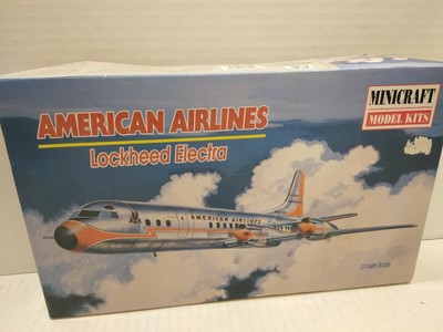 Minicraft American Airlines Lockheed Electra Model 14476 Open Box