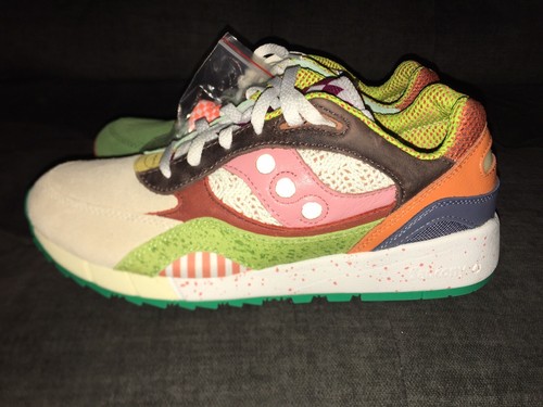 Pre-owned Saucony Shadow 6000 Food Fight Multicolor Mens Size 10 S70595-1 Nwb 2021