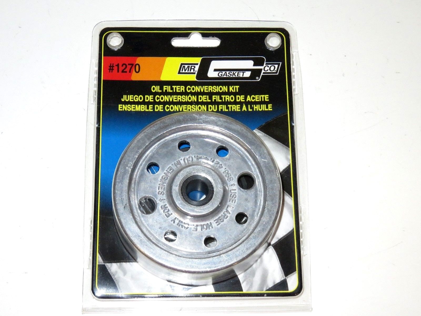 Mr. Gasket Oil Filter Adapter 1270 Mr. Gasket Oil Filter Adapter 1270