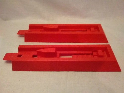 VINTAGE MATTEL HOT WHEELS CAR LAUNCHERS 4 POSITION RED 1975