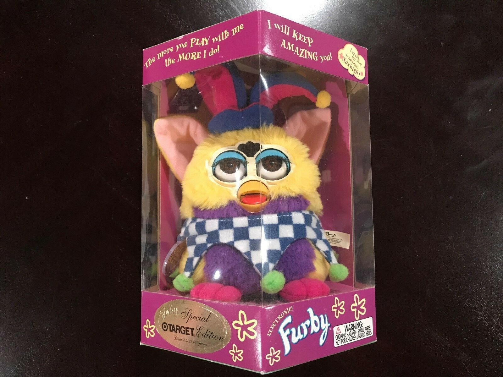 1999 Target Limited Edition Furby Jester - Sealed Box - FREE Shipping