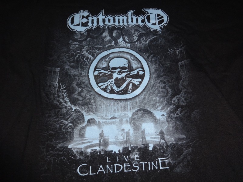 Entombed Old Rar Old Unworn Shirt Death Metal Nihilist Demigod