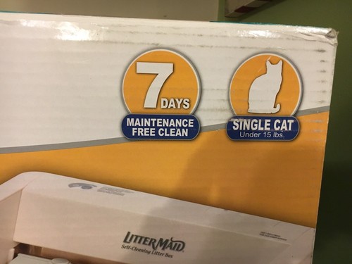 Littermaid Single Cat Automatic Self-Cleaning Cat Litter Box, Regular NEW