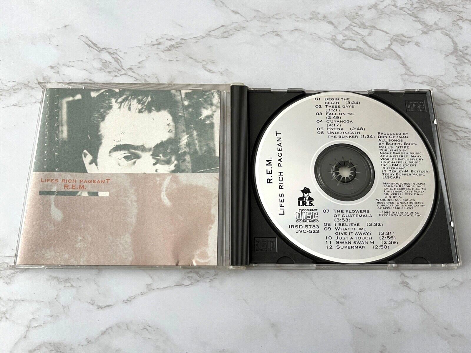 R.E.M Lifes Rich Pageant CD TARGET ERA! JAPAN IRSD-5783 JVC