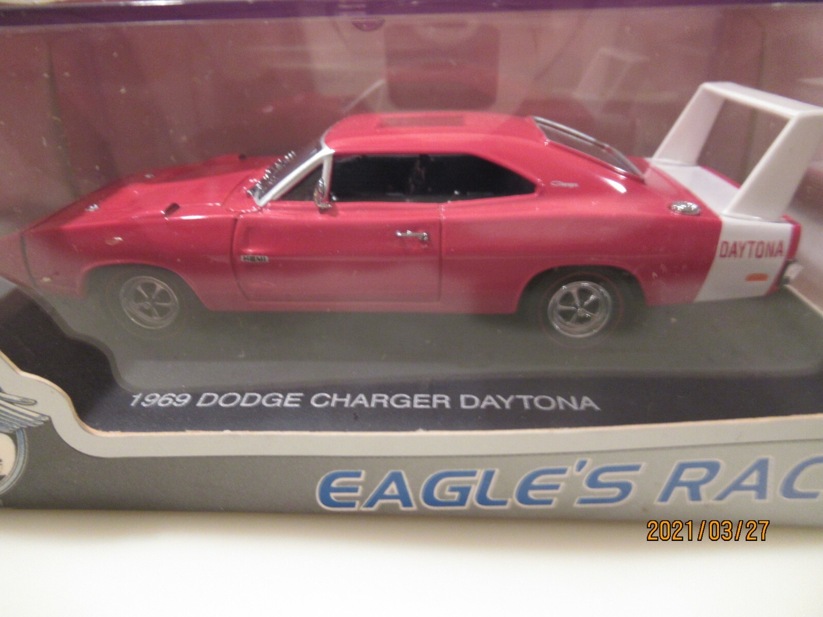 EAGLE’RACE 1969 DODGECHARGERDAYTONA 1/43 1:43 Eagle's Race 1969 Dodge Charger Daytona Metallic Blue