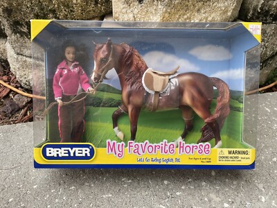New Retired Breyer Horse #1409 Let s Go Riding English Marabella Tack Doll Set