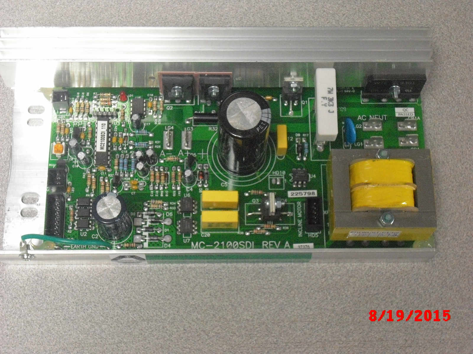 MC2100-12A 408938 241697 195882 Treadmill Motor Control MC2100-12A 408938 241697 195882 Treadmill Motor Control