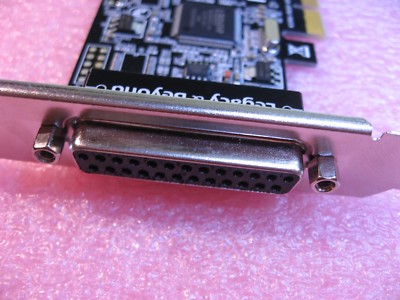 Single Parallel Port Adapter PCIe Card - NOS Qty 1