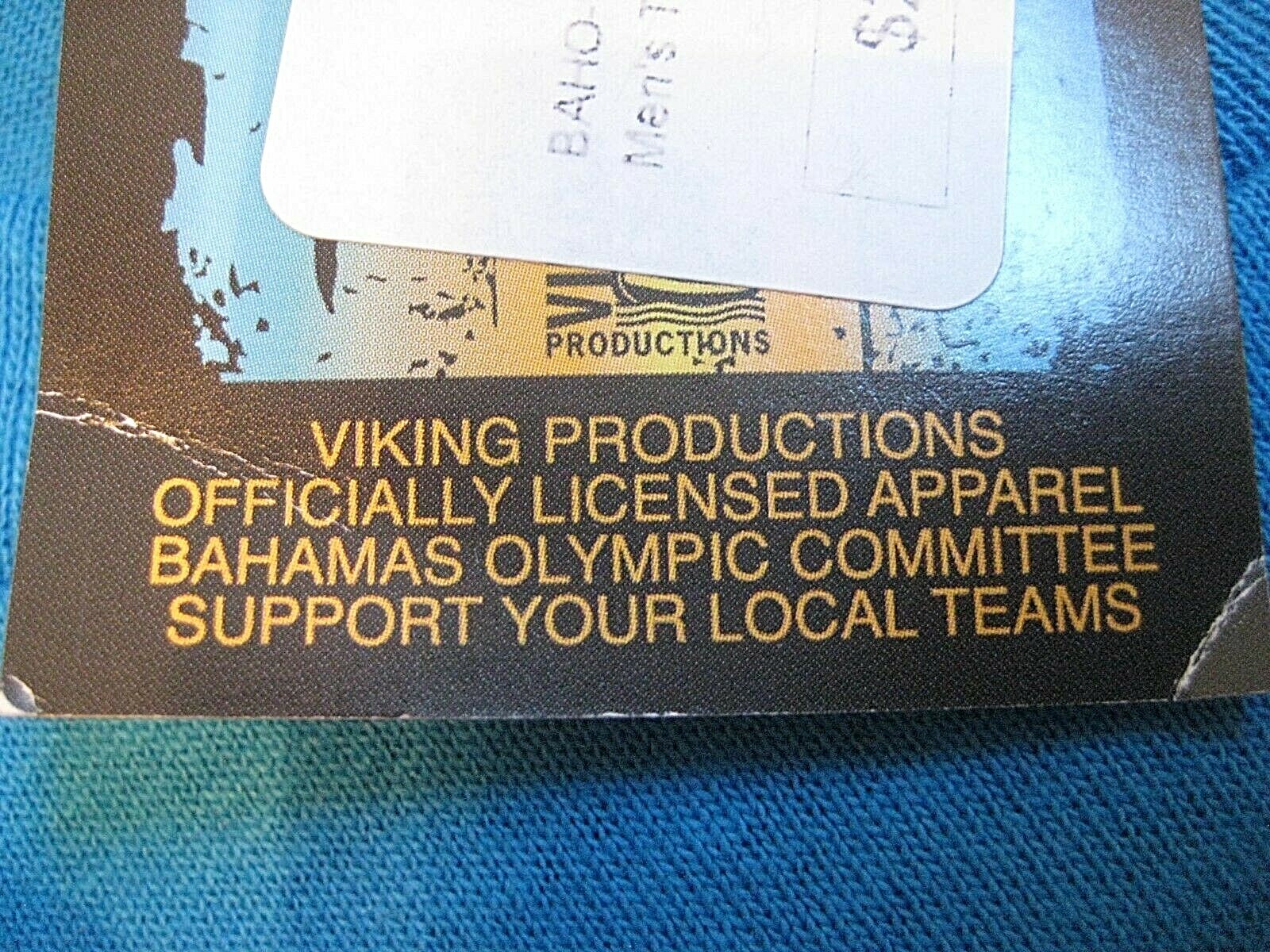 New Old Stock- 2012 LONDON OLYMPIC GAMES TEAM BAHAMAS T-Shirt- Size Medium