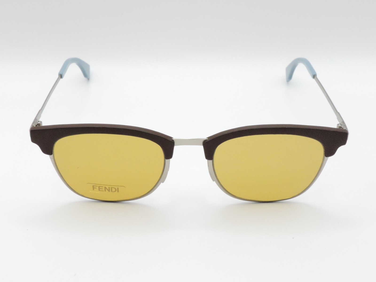 FENDI FF 0228/S MEN'S SUNGLASSES 4ES BROWN/SILVER 50-21-145