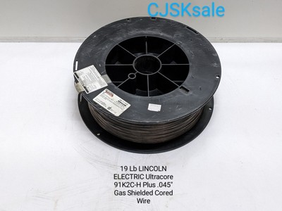 19  Lb LINCOLN ELECTRIC Ultracore 91K2C-H Plus .045'' Gas Shield Core Wire (NEW).