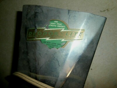 Vintage Deodor-Lite Electric Wall Mounted Electronic Tube Light - Stainless 