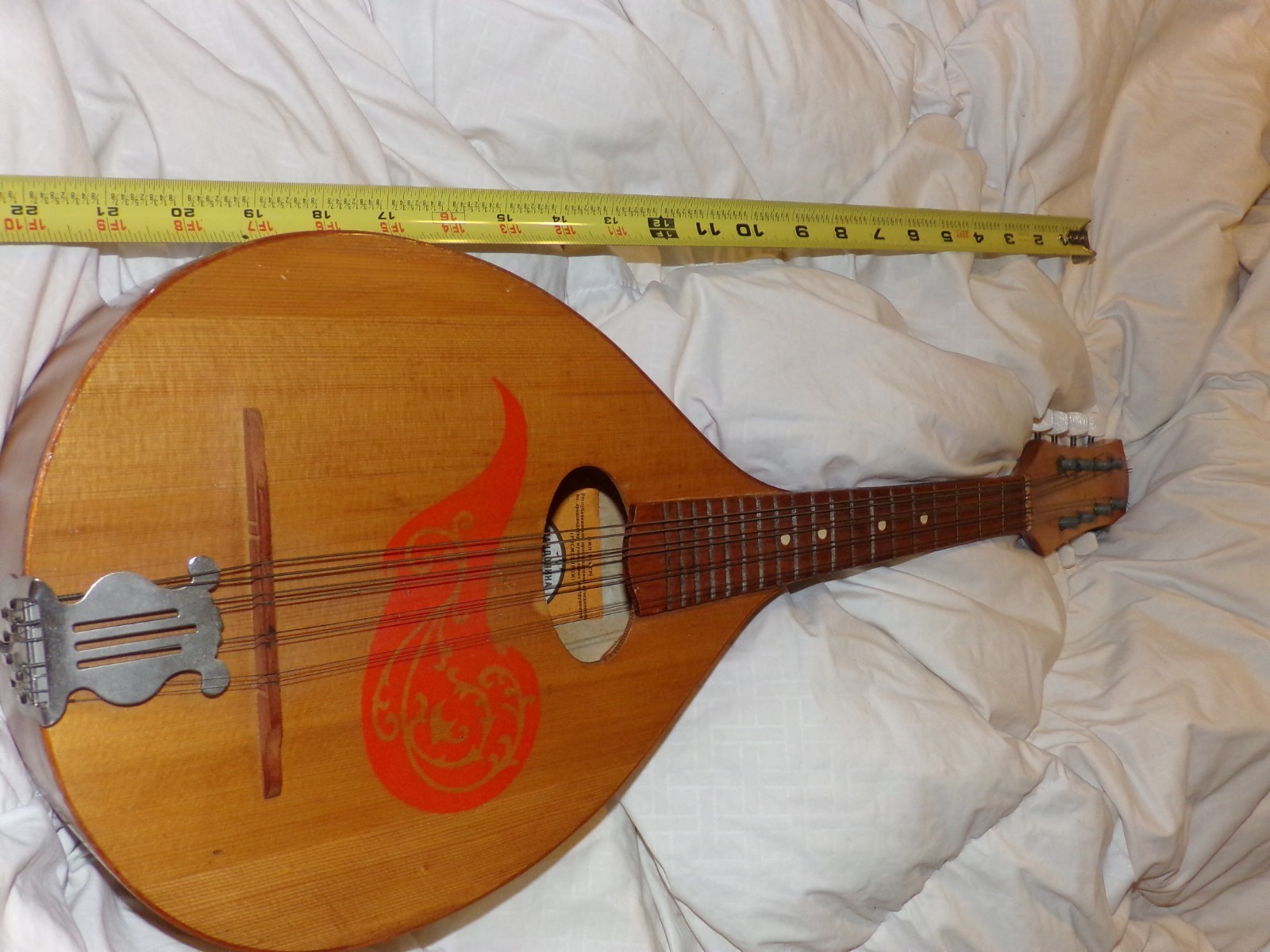 vintage 8 string tear drop mandolin pct pc cp apt 316p mahdonnha? maker IIEHA 9