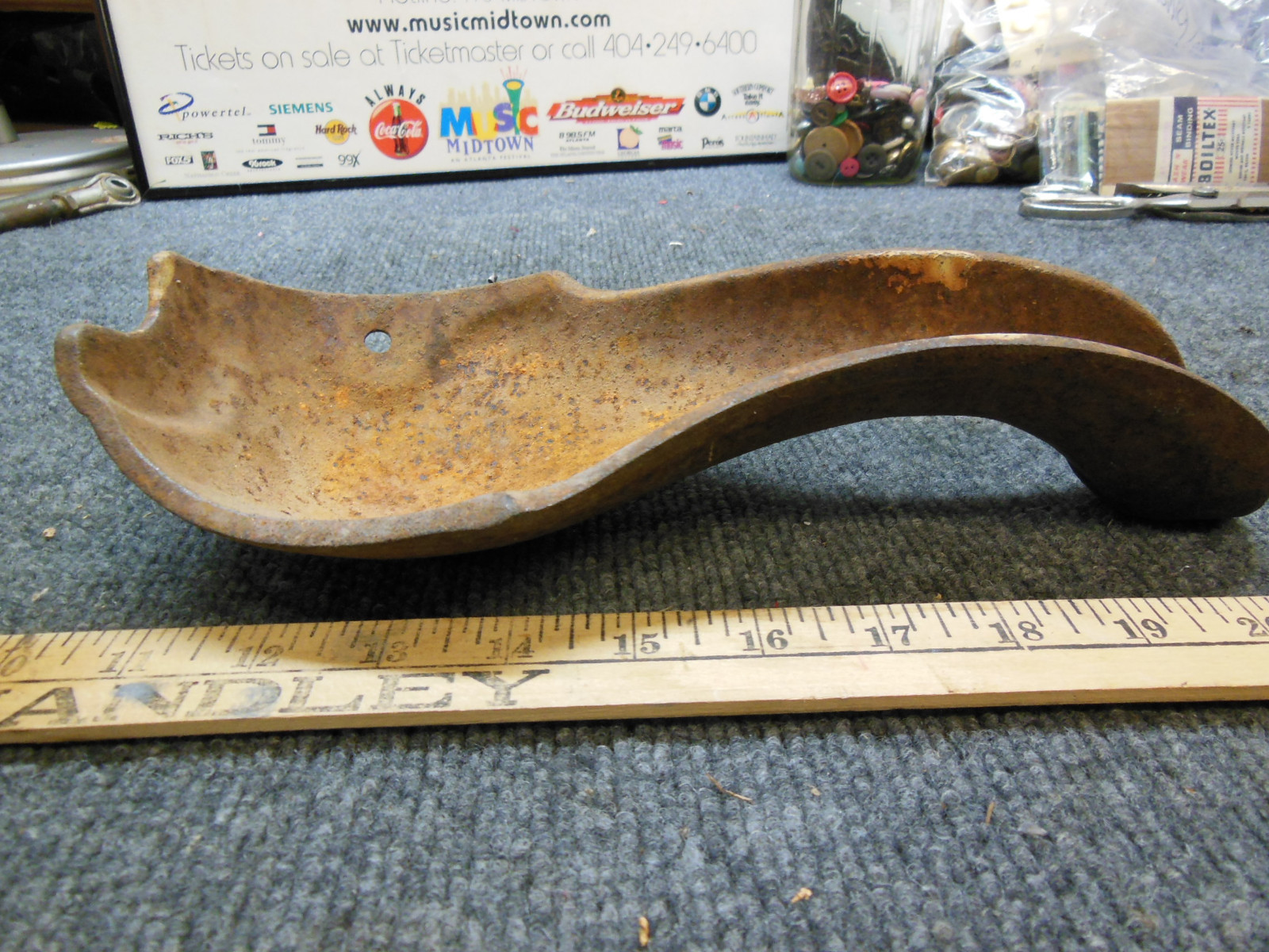 Vintage Cast Iron Leg