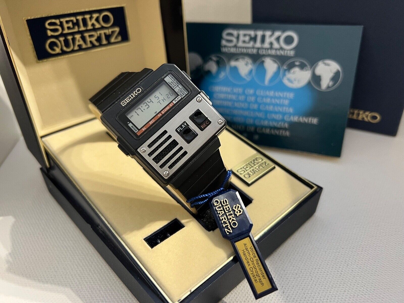 Seiko M516-4009 Ghostbusters Voice Recorder Chrono Alarm Seiko M516-4009 Ghostbusters Voice Recorder Chrono Alarm