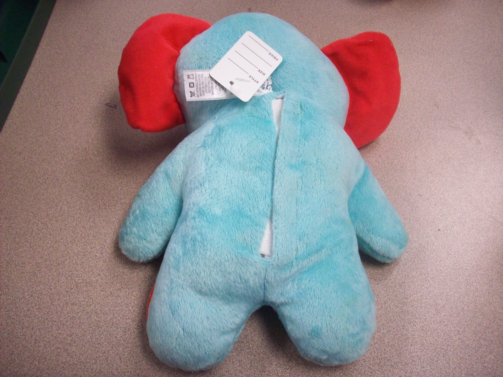 Fisher-Price Calming Vibrations Elephant Cuddle Soother Plush(Blue).