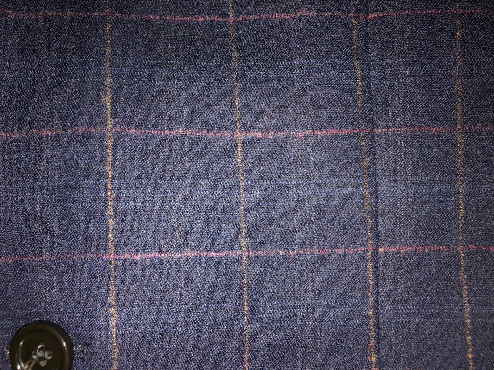 Pre-owned Jcrew J.crew Ludlow Jacket In Italian Stretch Windowpane Wool, Roger Navy Check, 38s In Multicolor