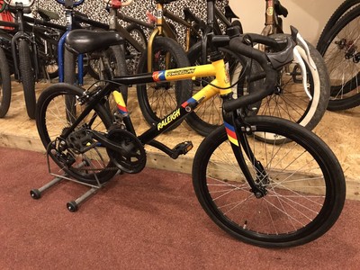 Custom 20” Kids Team Raleigh Banana Racing Bicycle, Raleigh Burner Styled, 1980s