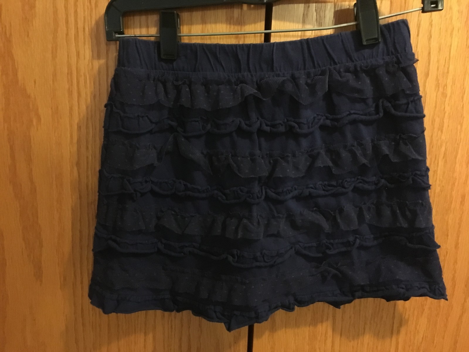 Girls Justice Navy Ruffle Skort Size 12
