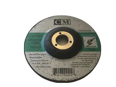 10-Pack! 4'' X 1/4''-5/8'' Type 27 Grinding Wheel for Cutting-off and Grinding