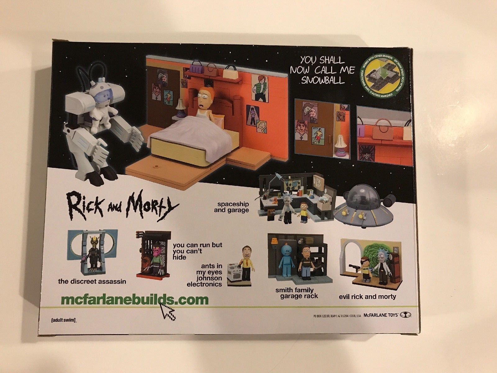 You Shall Call Me Snowball Rick and Morty Medium Seth McFarlane Construction Set