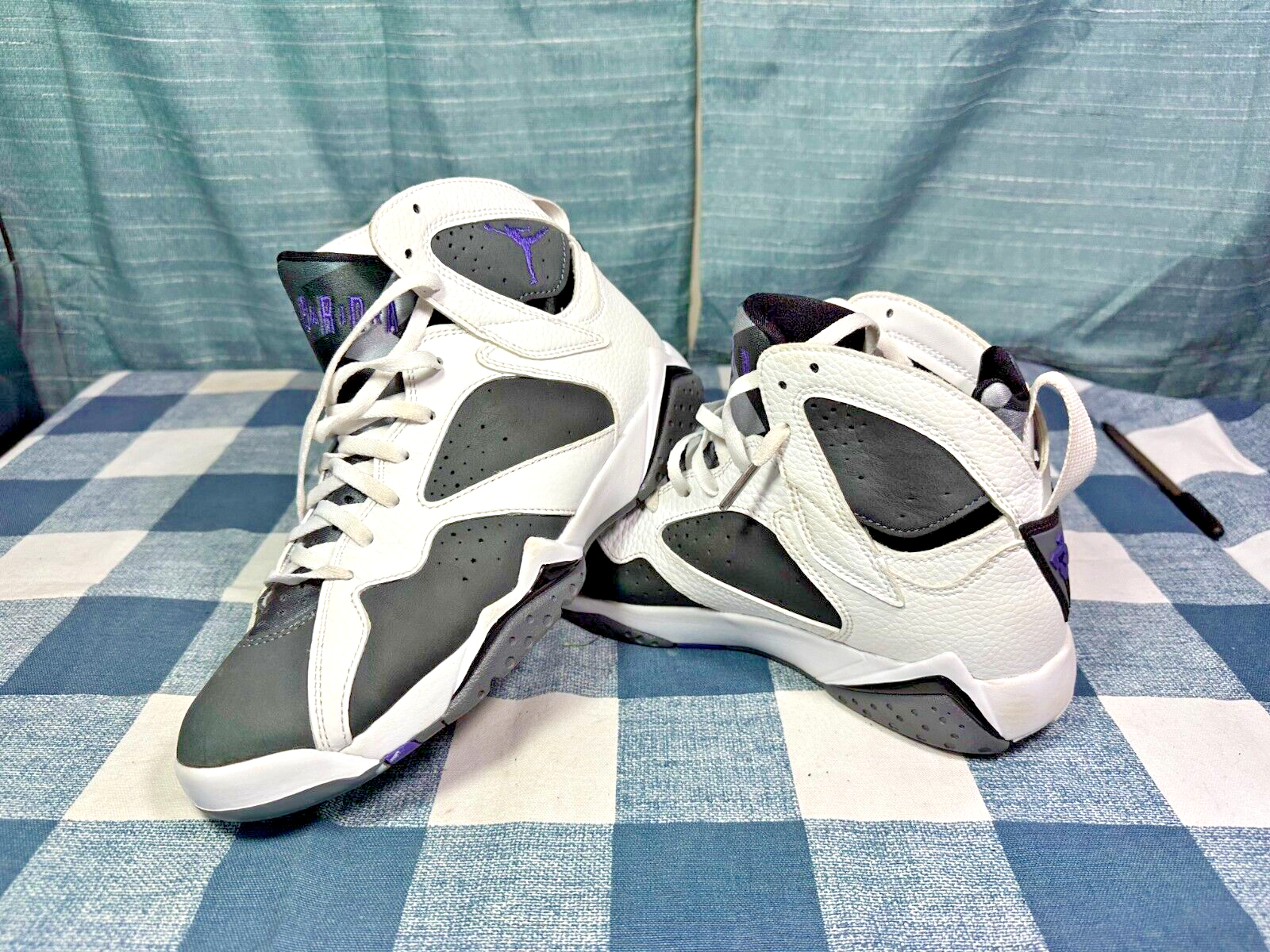 Nike ナイキ Air jordan 7 flint cu9307 100 Nike Air Jordan 7 Retro Flint 2021 White Gray Athletic Shoes