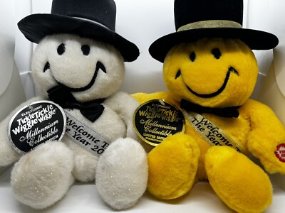 2X Tickle Tickle Wiggle Wiggle Millennium Collection Smily Face - Both Work!