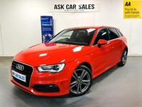 AUDI A3 2.0TDI S-LINE, JULY 2026 MOT, FULL HISTORY, SAT NAV, DAB RADIO, £20 TAX!