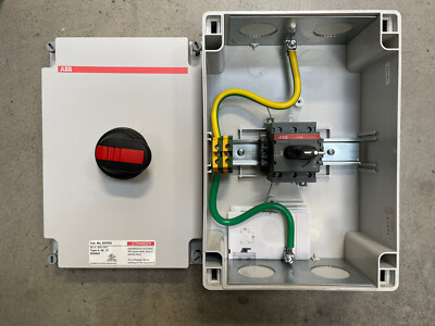 ABB EOT63U3P4-P Non Fusible Disconnect 80a 600v Nema 4/12 Plastic