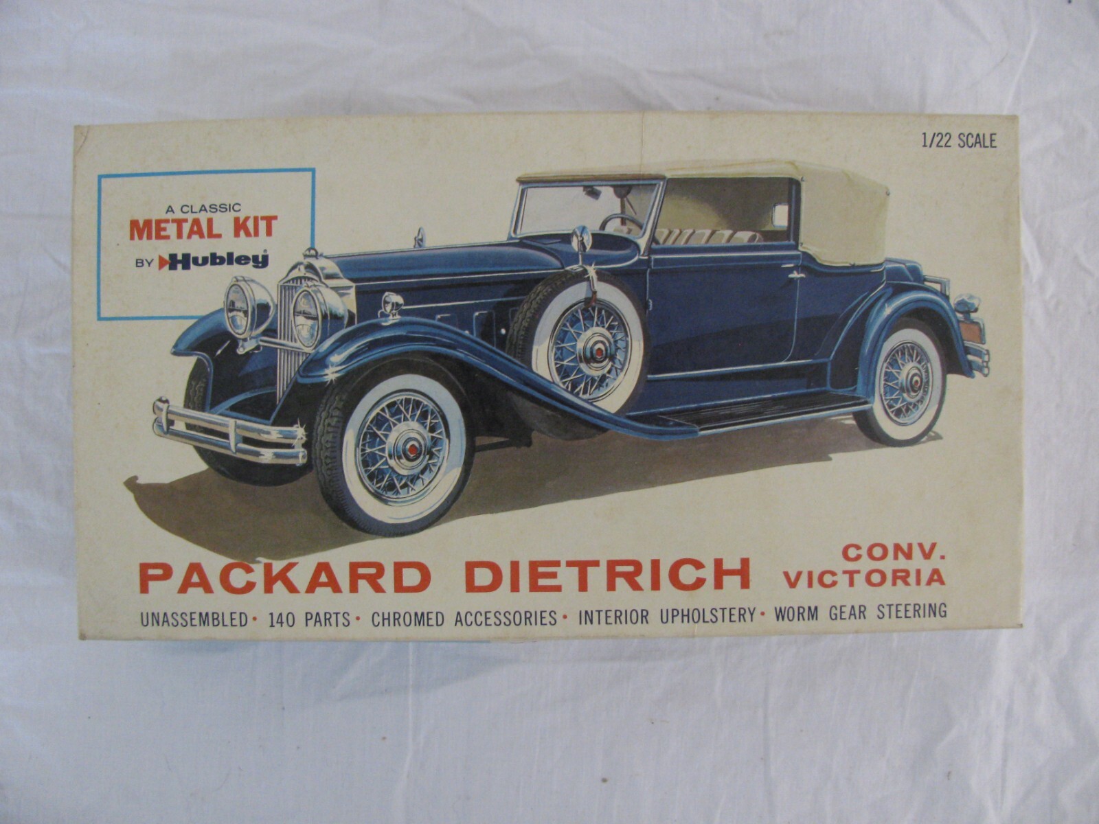 Hubley Metal Kit 1934 Packard 12 Convertible Victoria by