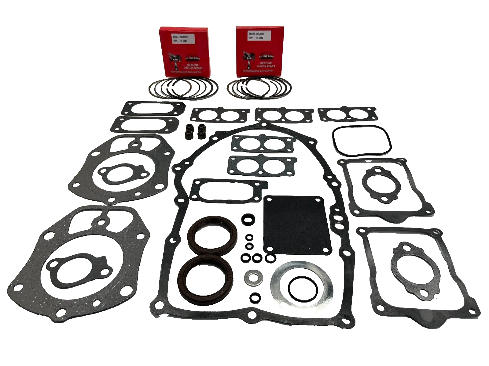 2 809972 PISTON RINGS & GASKET SET FITS BRIGGS & STRATTON VANGUARD FITS MODEL 61