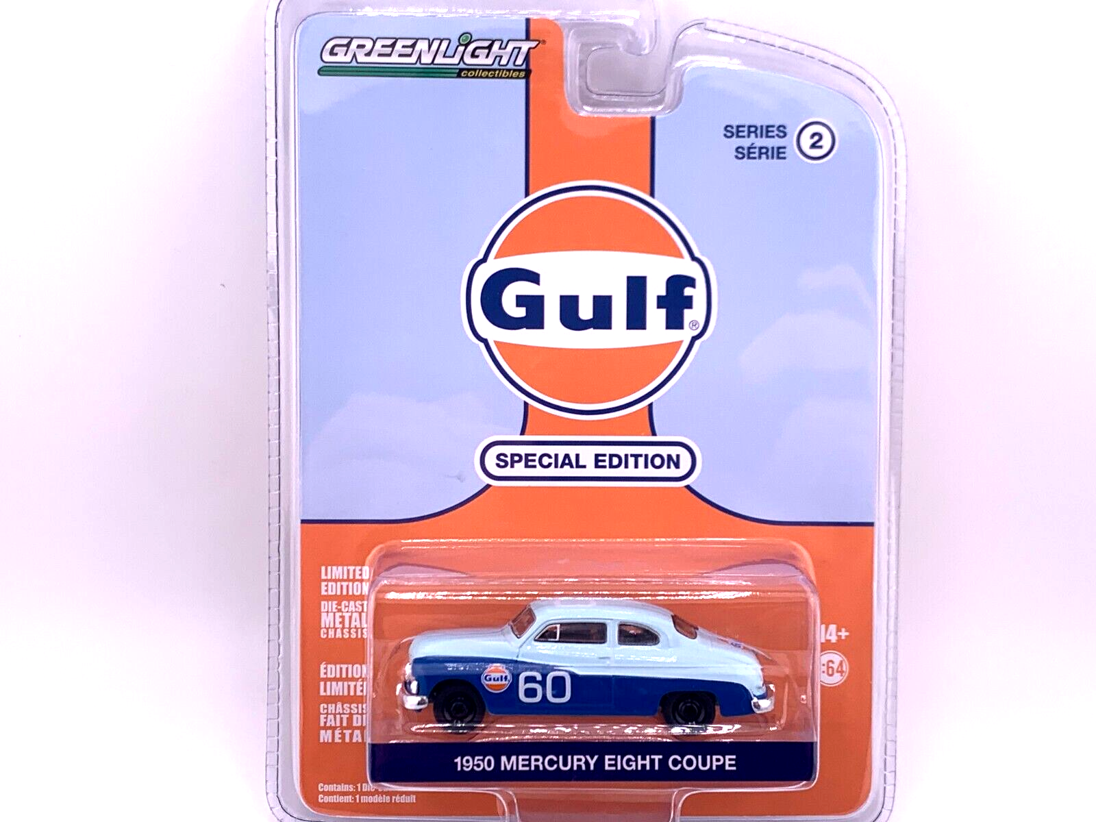 GULF OIL 2017 Chevy Camaro SS Greenlight 29908 1/64 Diecast Auto