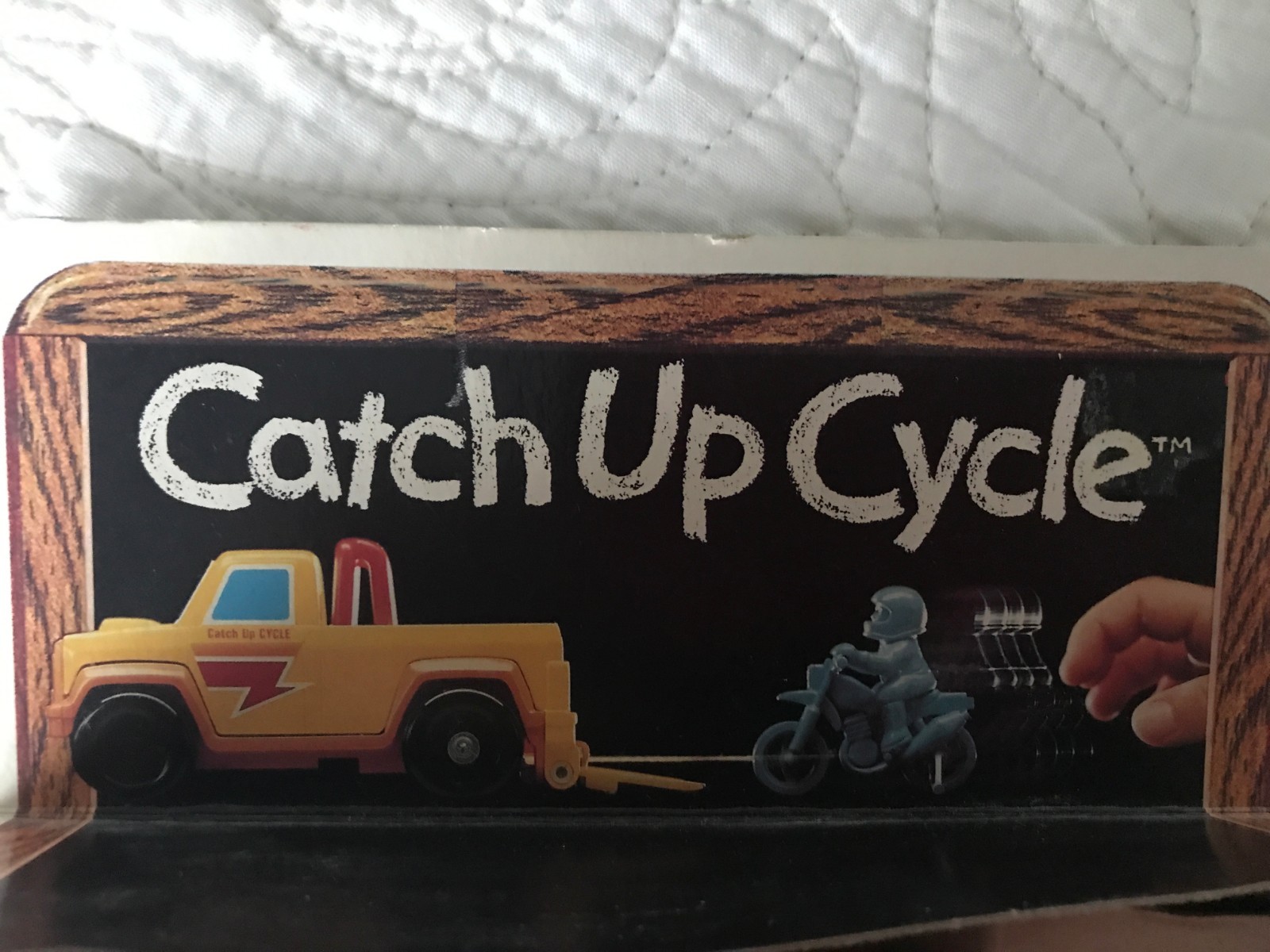Tomy Catch Up Cycle VIntage 1982 toy in original package