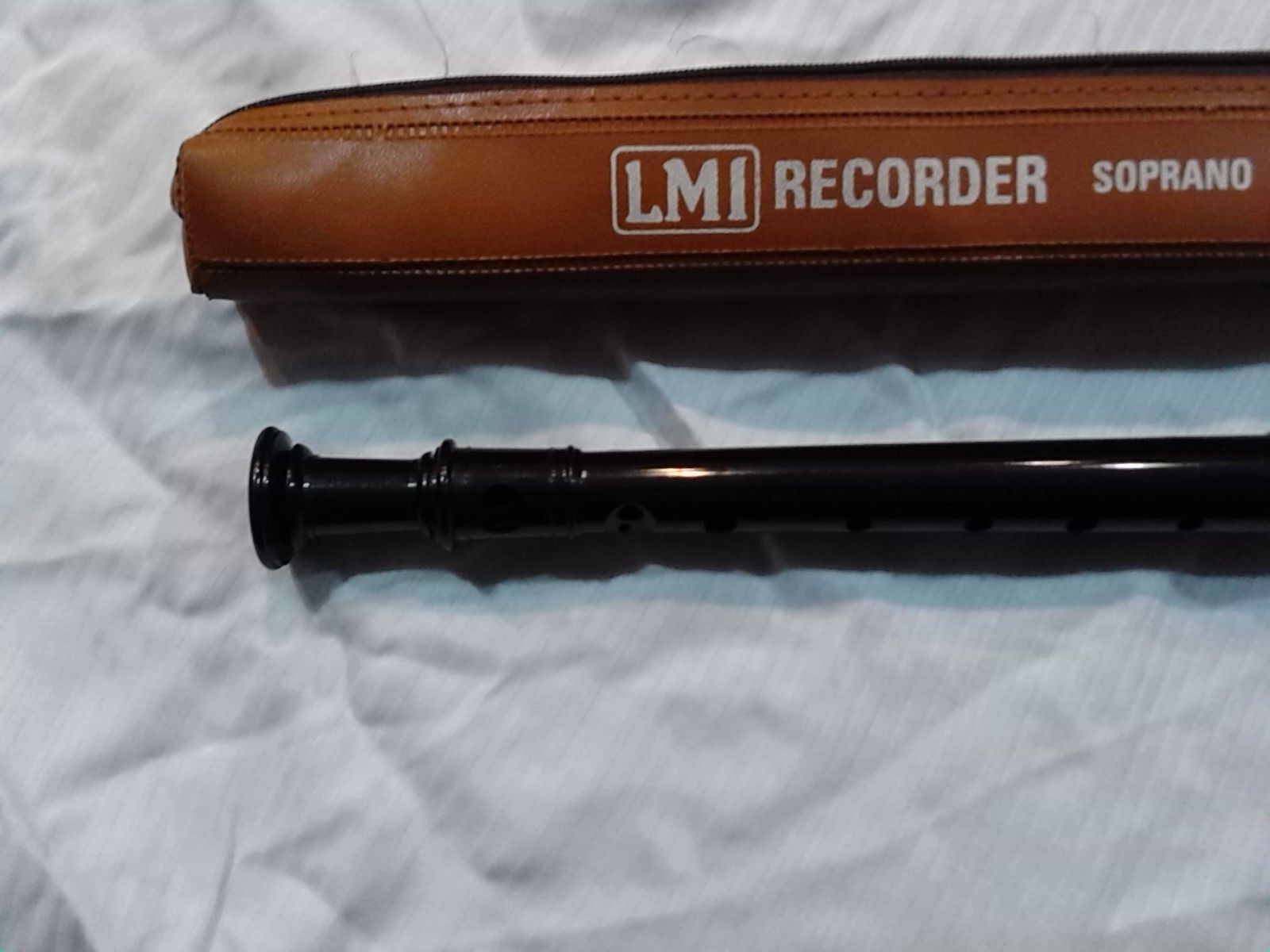 LMI Recorder Soprano 650502B - With Brown Case