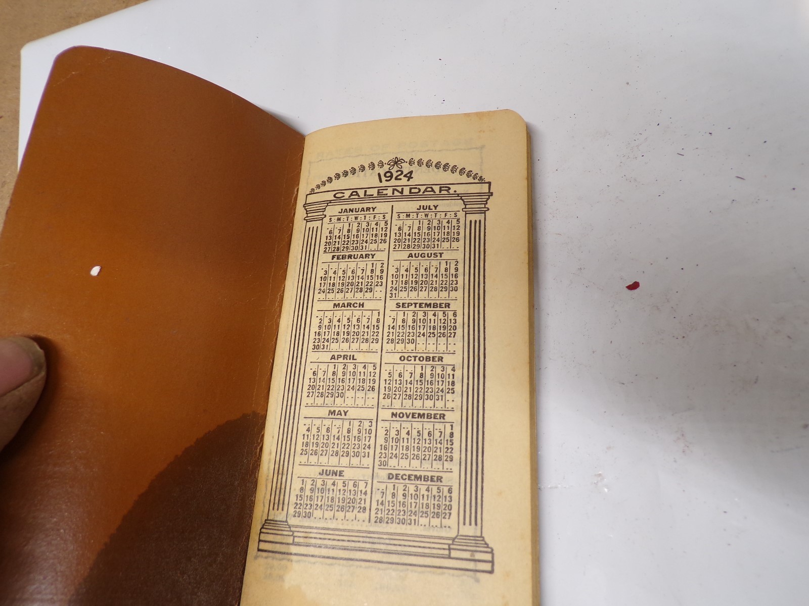 1924 Pocket Ledger N E Blood Hardware Beloit Kansas