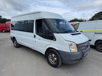 2012/62 FORD TRANSIT T350 LWB 14 SEATER MINIBUS DIRECT COUNCIL PRICE IS PLUS VAT