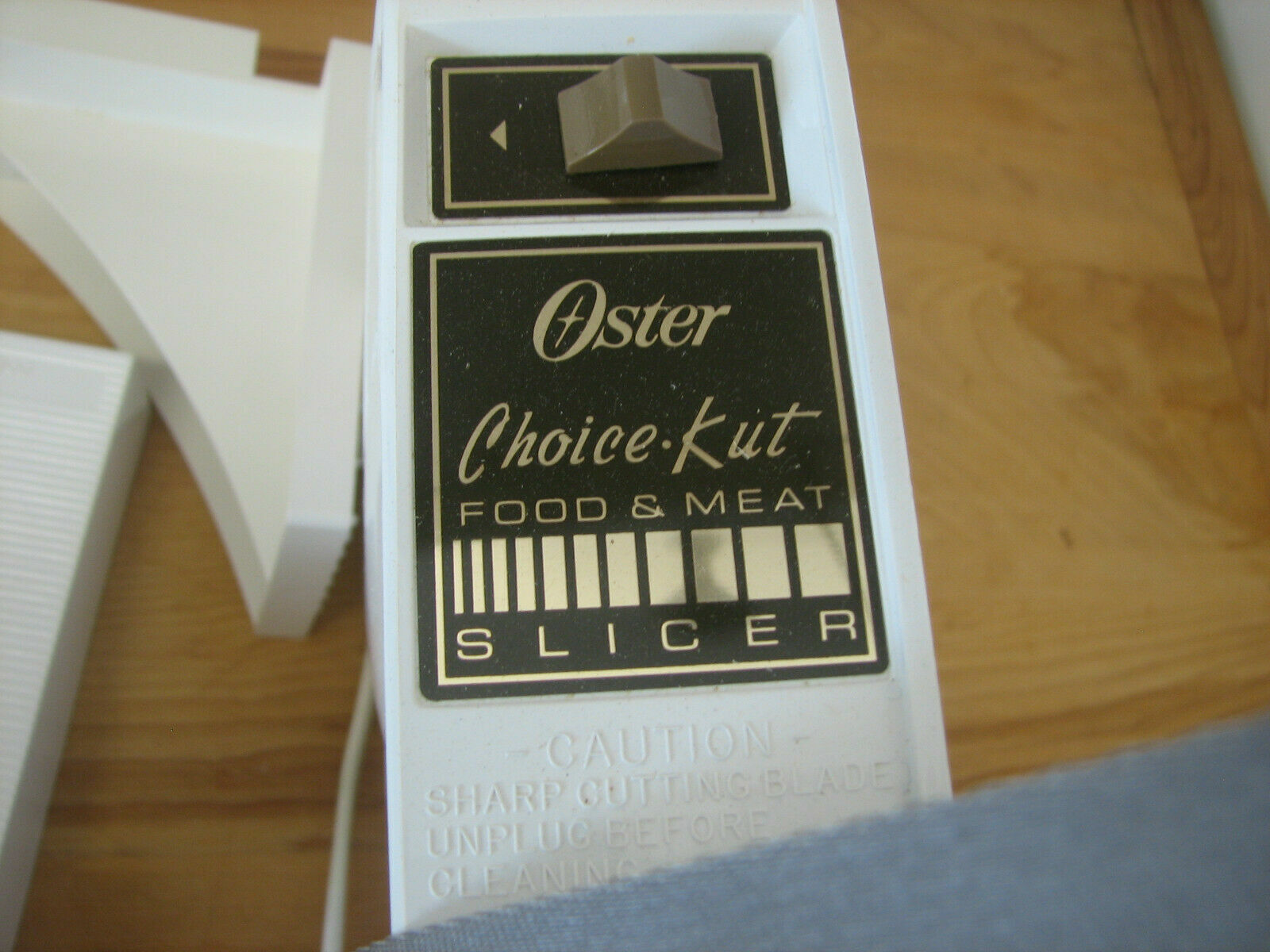 VINTAGE OSTER Choice Kut FOOD & MEAT SLICER 319-06A Thick & Thin Cheese Beef Ham