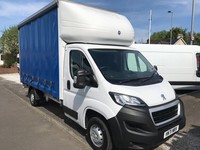2021 Peugeot Boxer 2.2 BlueHDi 335 Built for Business Curtainside Chassis Cab L4