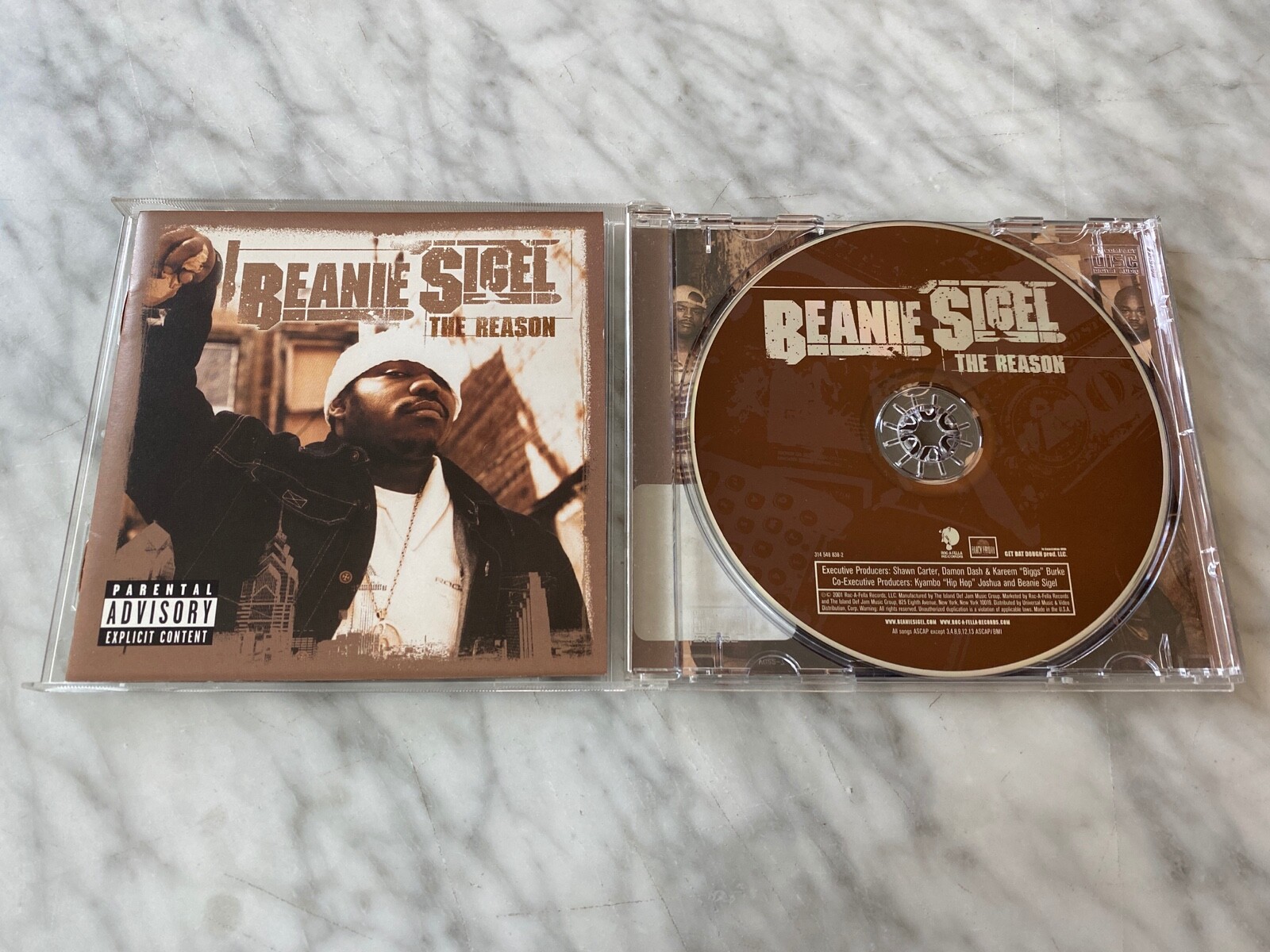 Beanie Sigel The Reason CD ORIGINAL 2001 Roc-A-Fella Jay-Z