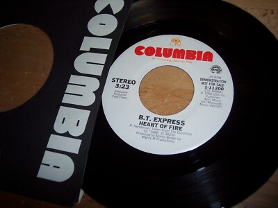 NM 1980 B.T. Express Heart Of Fire DEMO 45RPM w/ppr slv