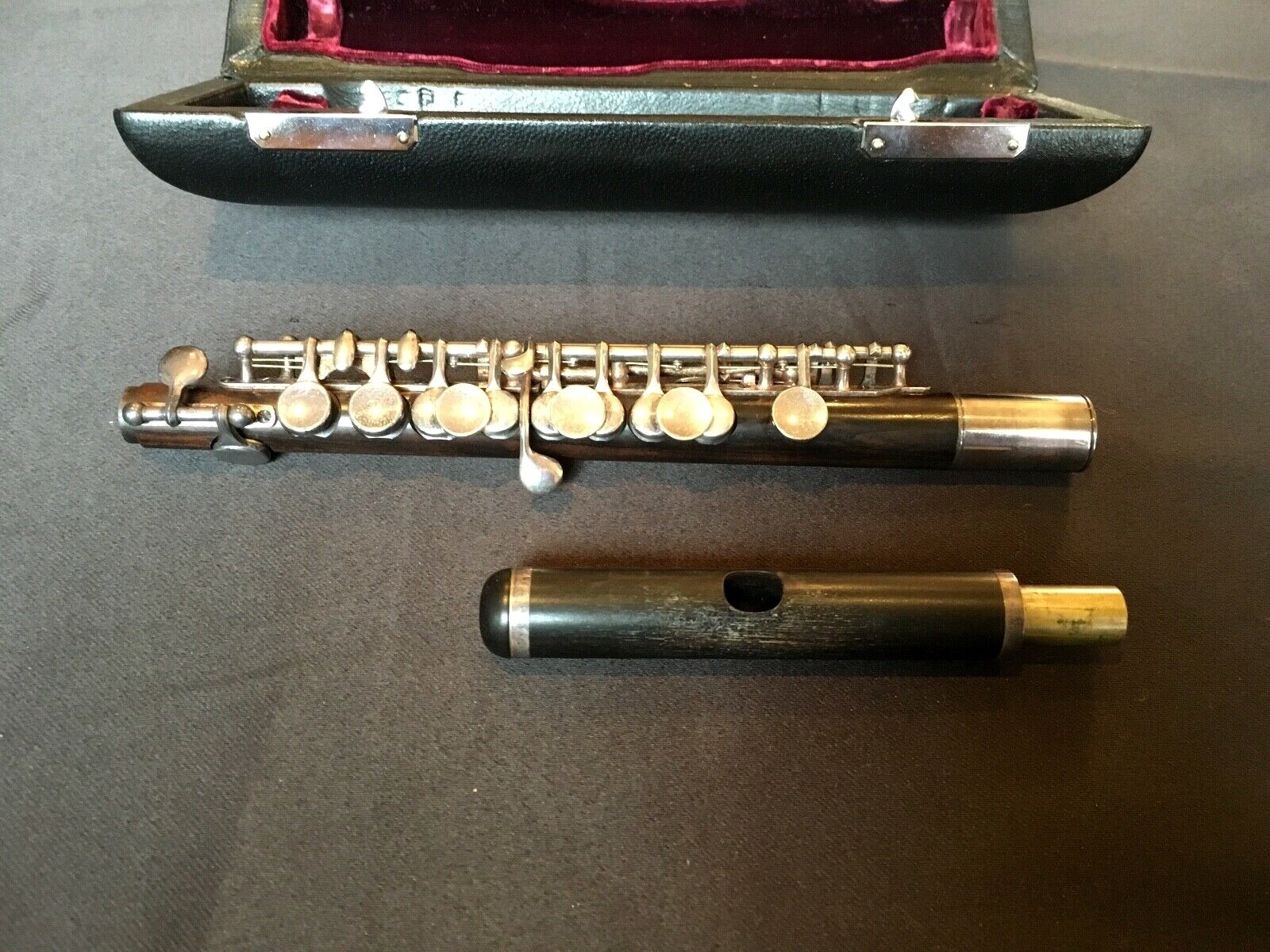 Beautiful GEMEINHARDT 4W Professional Grenadilla Wood Piccolo EX condition #4750