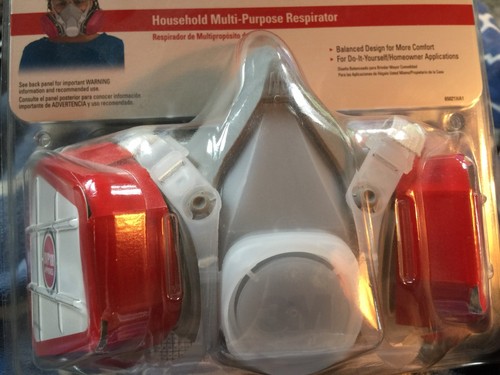 3M Household Breathing Respirator Face Mask OV/P100 NIOSH Approved 65021HA1-C