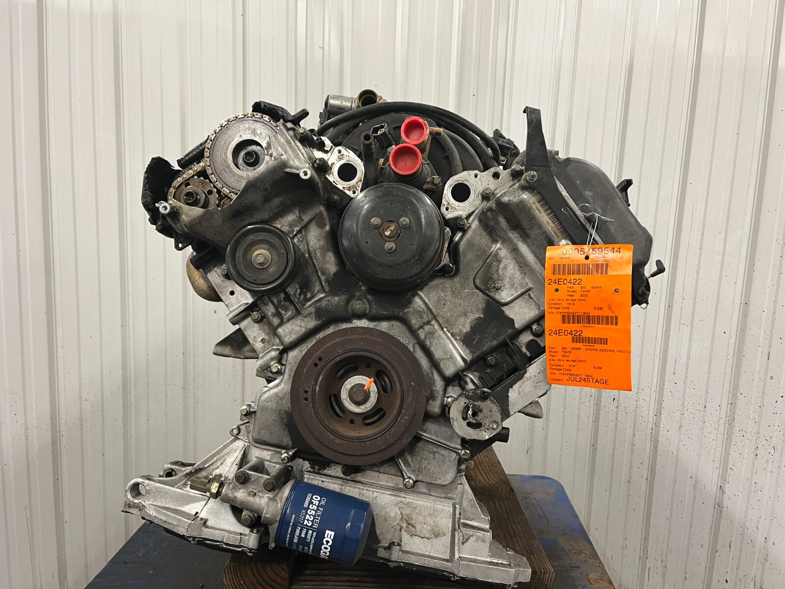 2002 FORD THUNDERBIRD ENGINE MOTOR 3.9 NO CORE CHARGE