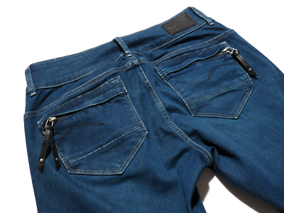 G STAR RAW Women s MIDGE CODY MID SKINNY WMN Dark Blue Jeans size W29 L28