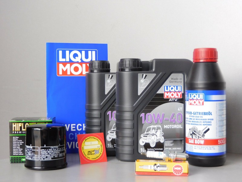 Wartungs Set Hisun Hs 500 ÃL ÃLfilter ZÃ¼Ndkerze Service Inspektion Atv Quad