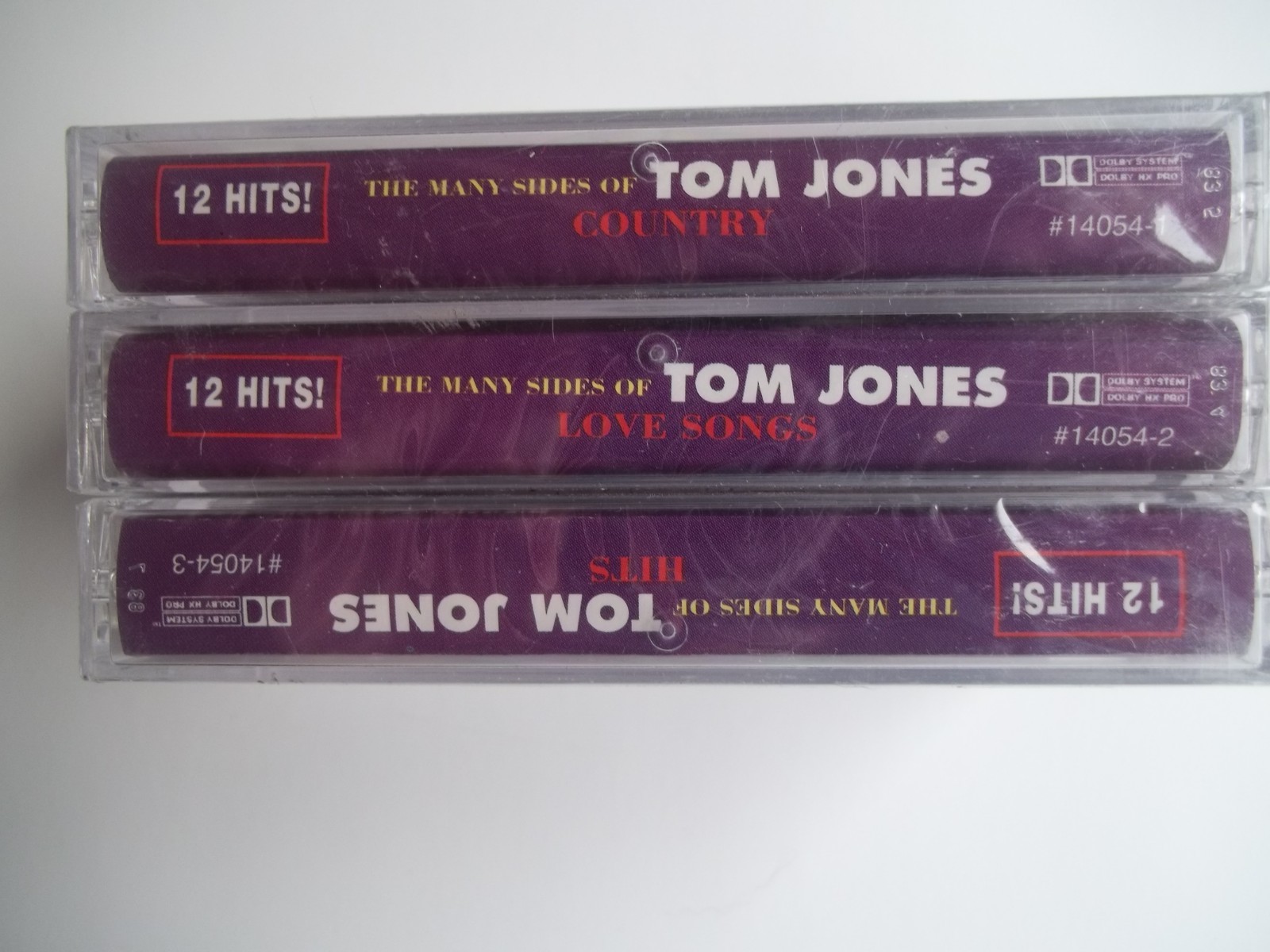 3~Cassettes~TOM JONES-1-Country-1-Love Songs-1-Hits-NEW Sealed