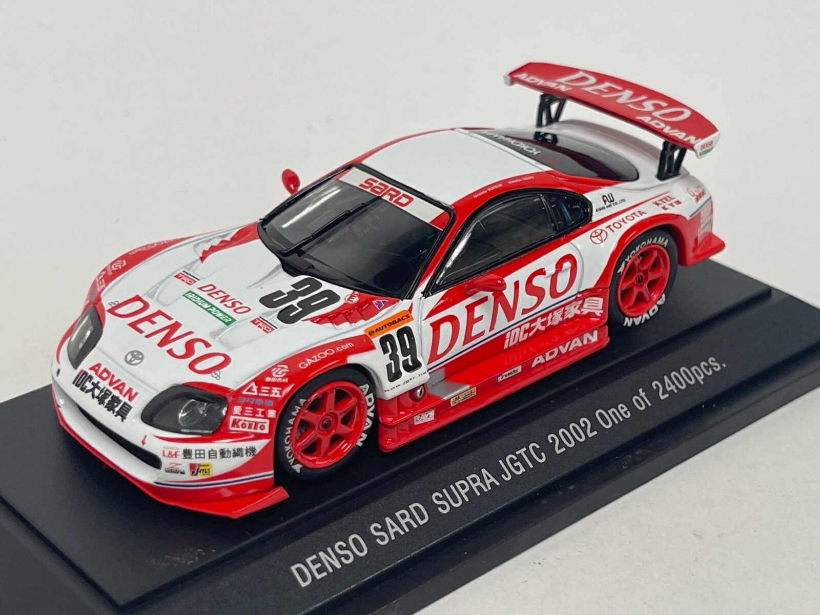 1/43 Ebbro ESSO Denso Sard Toyota Supra JGTC 2002 car #39